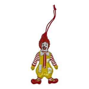 VTG 1984 Ronald McDonald Happy Meal Toy Clown Christmas Ornament Advertising